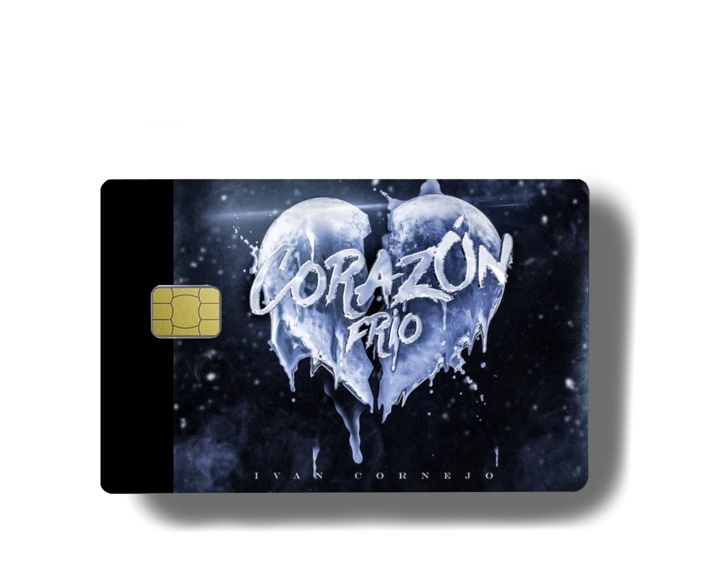 Corazón Frío Credit Card Cover – Icy Broken Heart Card Skin (Standard Size)