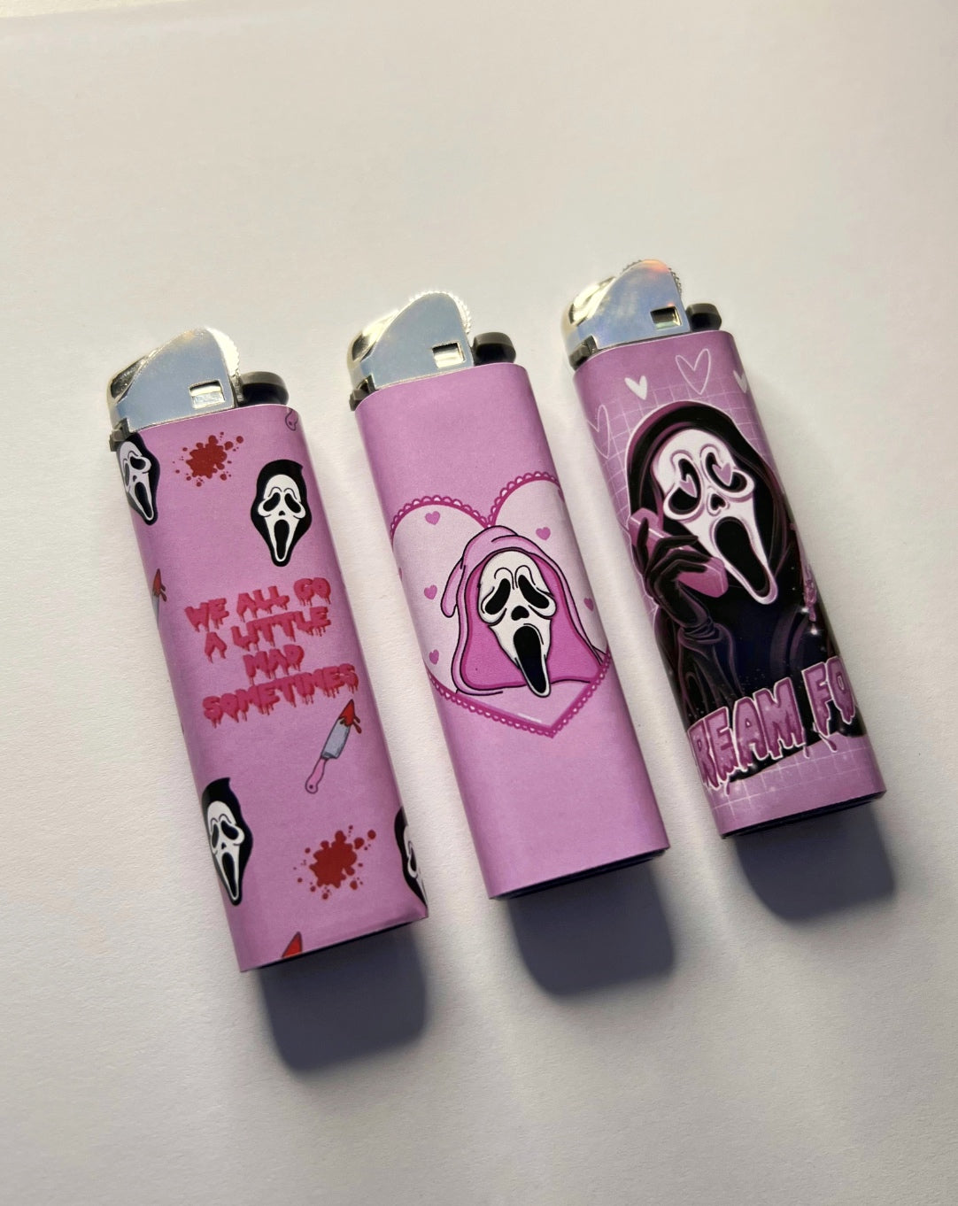Ghost Face Aesthetic Lighter set