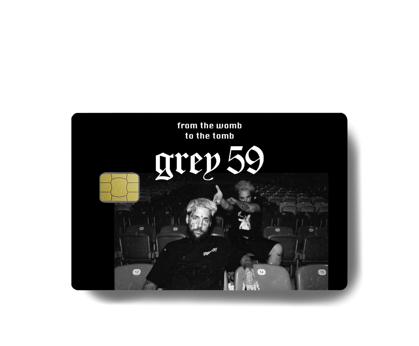 Grey 59 Inspired Card Cover – Gothic Underground Aesthetic (Credit Card Size)