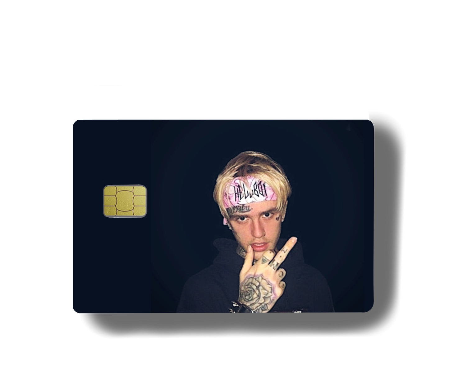 Hellboy Inspired Credit Card Cover – Sad Boi Rap Aesthetic (Standard Size)