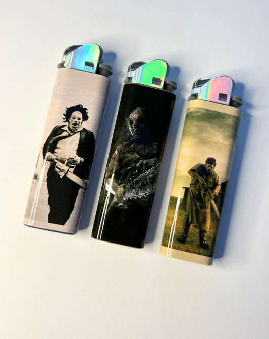 Leather Face Lighter set